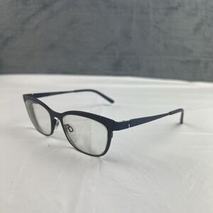 BEVEL LUCILLE 6536 BKDM Violet Purple Matte Eyeglasses 49 [] 16 mm made in Japan